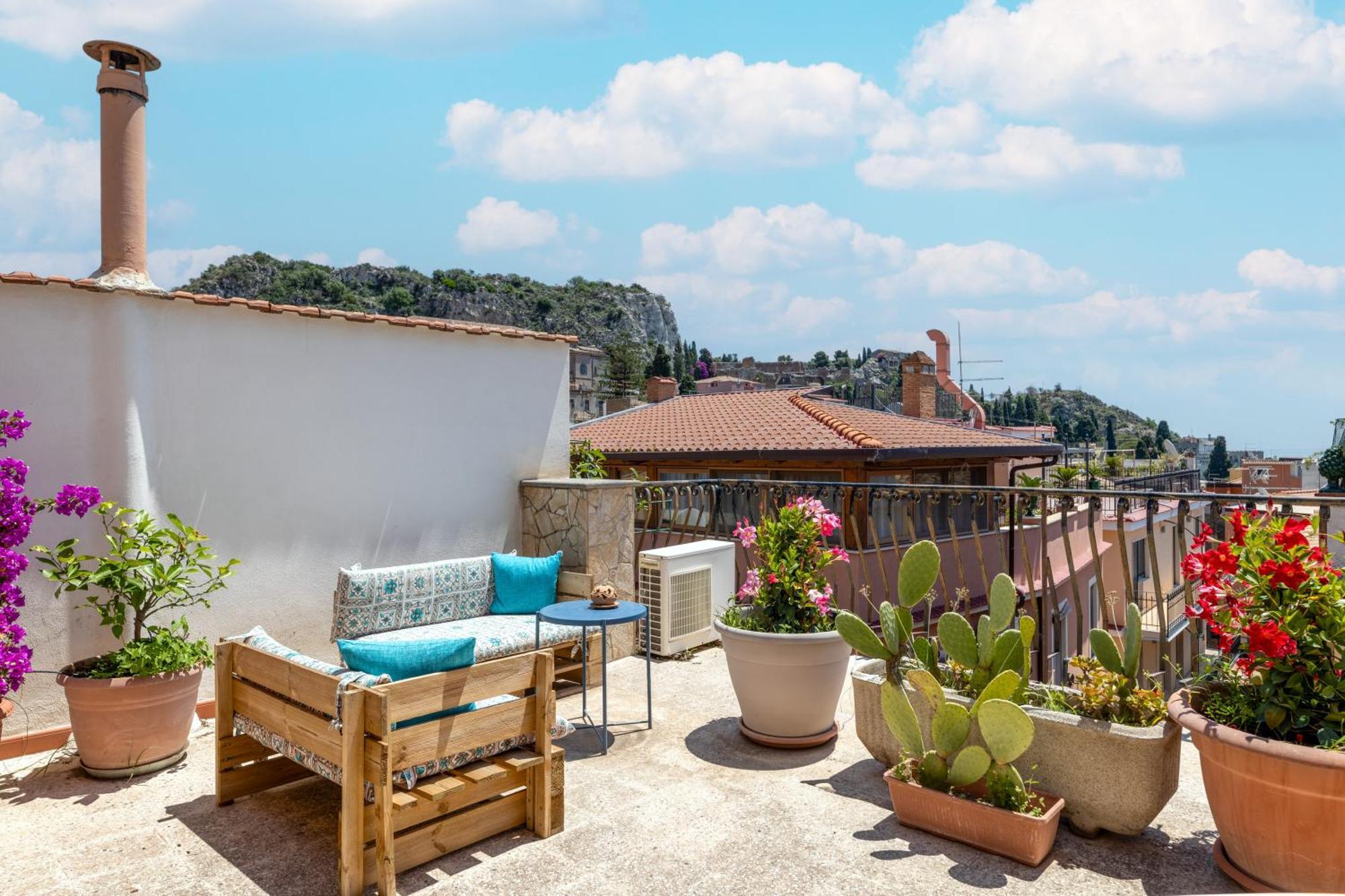 Apartmán Medusa Exclusive Rooftop Taormina Exteriér fotografie